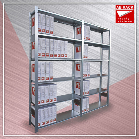 Regały magazynowe do archiwizacji dokumentów zakładowego